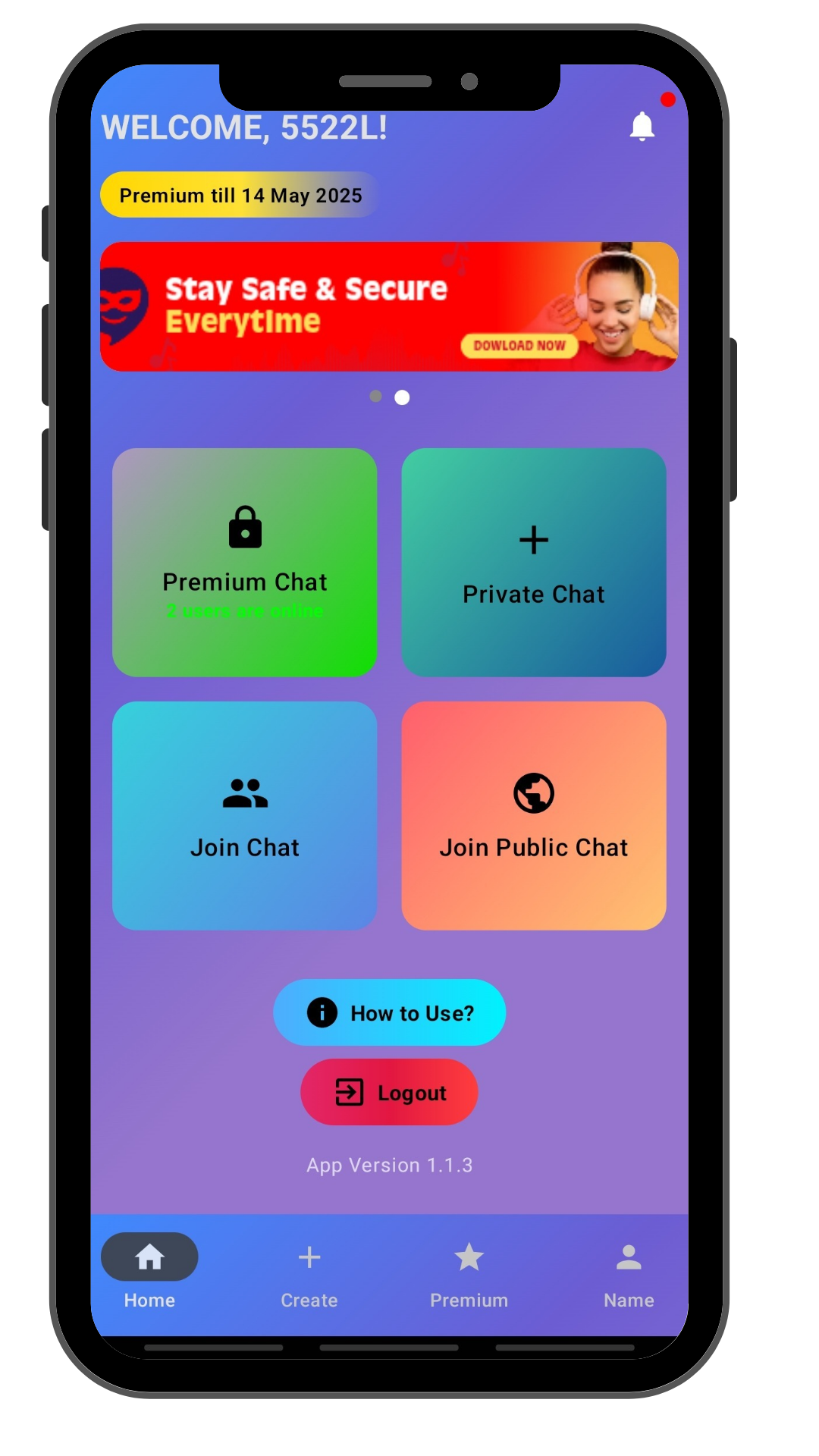 Snypic Chat App Preview